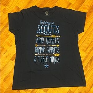 Dark Blue Scout Mom T-Shirt 2XL